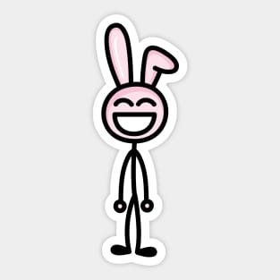 Bunny guy Sticker